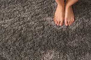 feet on new carpeting 